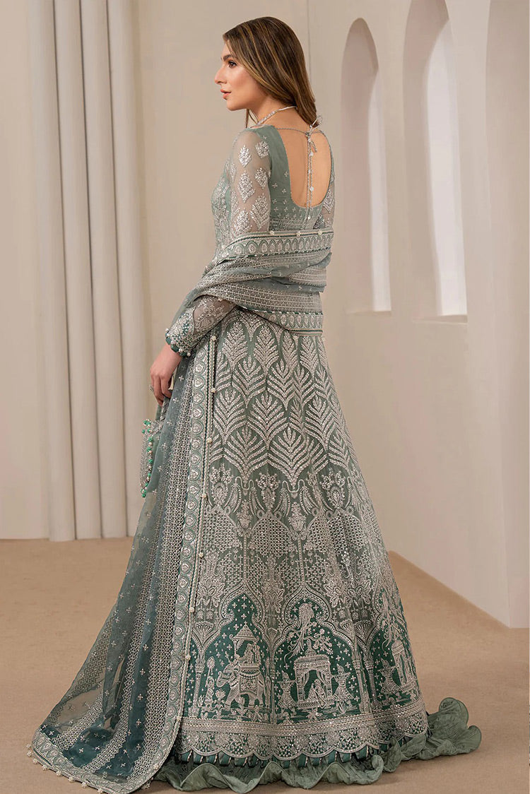 Picture of Jazmin - EMBROIDERED CHIFFON UC 3027 Luxury Embroidered Wedding Formals Edit - Available at Raja Sahib