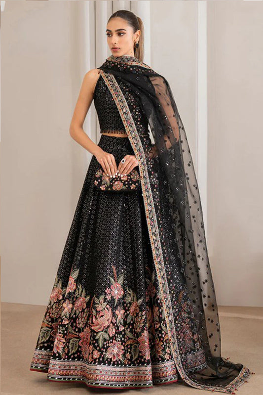 Picture of Jazmin - EMBROIDERED CHIFFON UC 3029 Luxury Embroidered Wedding Formals Edit - Available at Raja Sahib