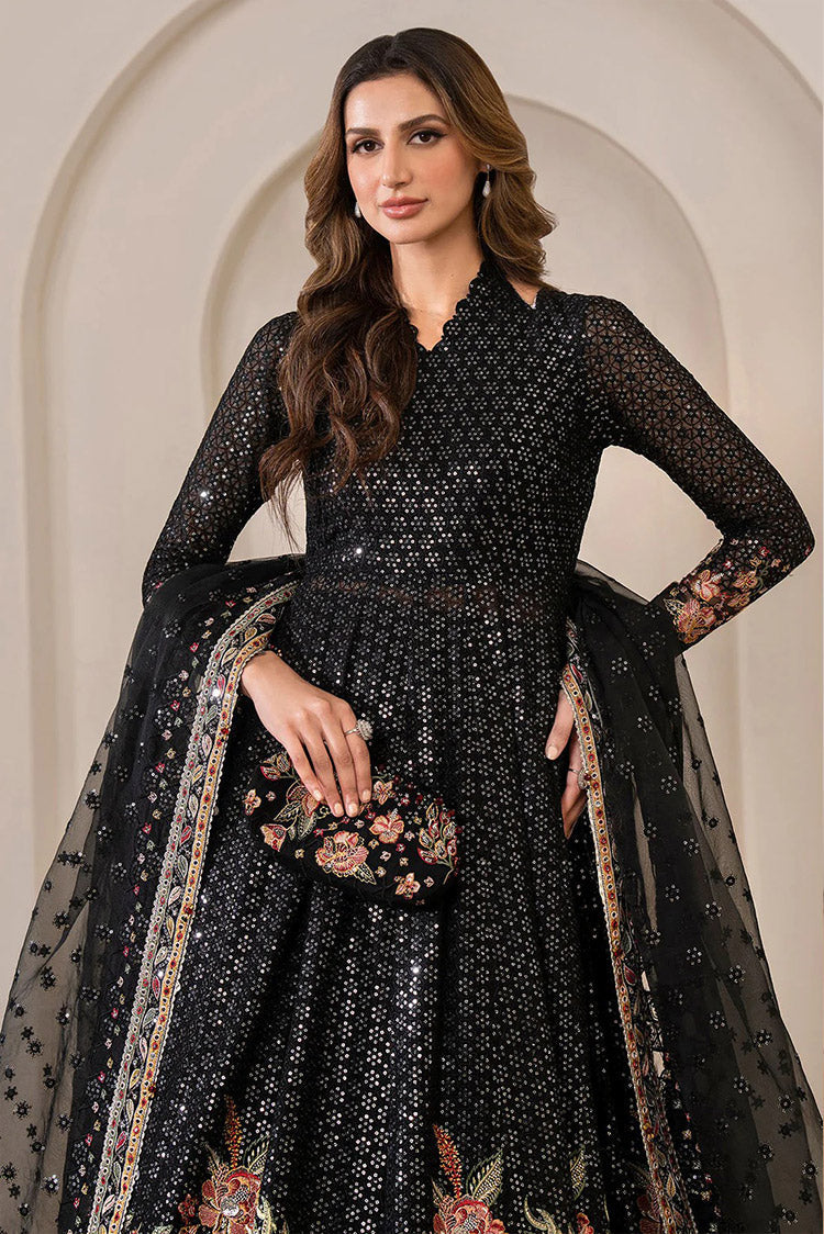 Picture of Jazmin - EMBROIDERED CHIFFON UC 3030 Luxury Embroidered Wedding Formals Edit - Available at Raja Sahib