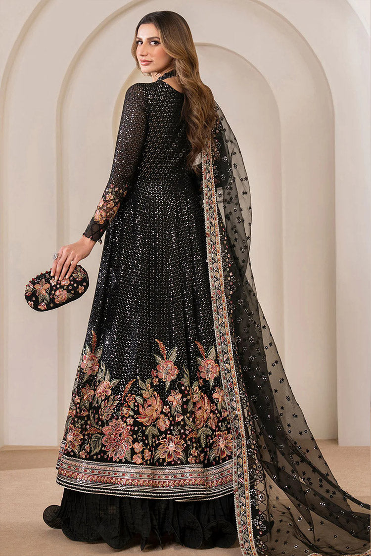 Picture of Jazmin - EMBROIDERED CHIFFON UC 3030 Luxury Embroidered Wedding Formals Edit - Available at Raja Sahib