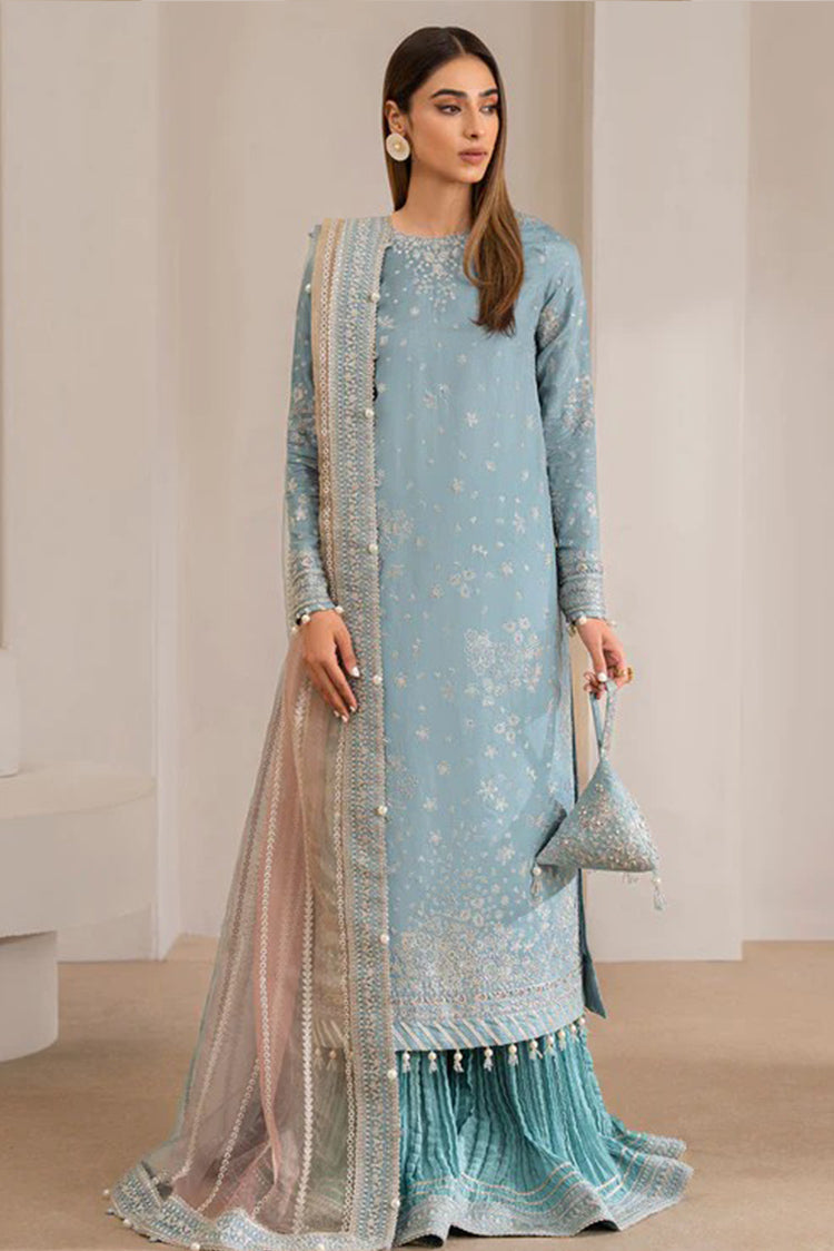 Picture of Jazmin - EMBROIDERED RAW SILK UR 7013 Luxury Embroidered Wedding Formals Edit - Available at Raja Sahib