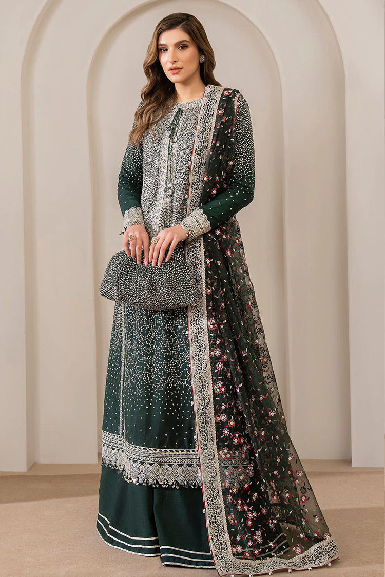 Picture of Jazmin - EMBROIDERED RAW SILK UR 7014 Luxury Embroidered Wedding Formals Edit - Available at Raja Sahib