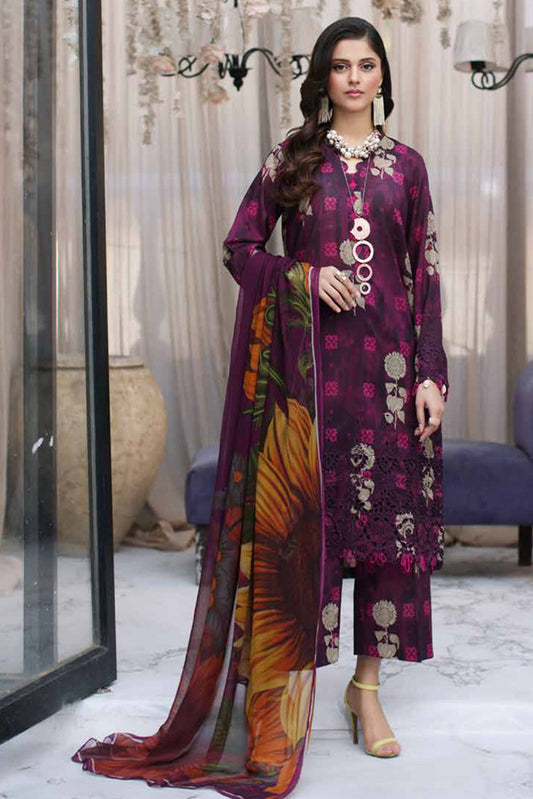 Picture of Charizma - CCS4 03 Combination Embroidered Lawn Collection Vol 1 - Available at Raja Sahib