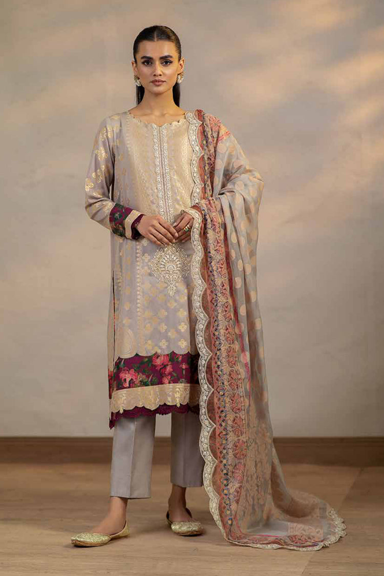 Picture of Charizma - CJ4 03 Embroidered Cambric Jacquard Collection Vol 1 - Available at Raja Sahib