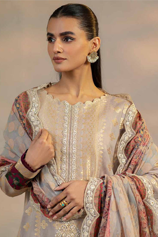 Picture of Charizma - CJ4 03 Embroidered Cambric Jacquard Collection Vol 1 - Available at Raja Sahib