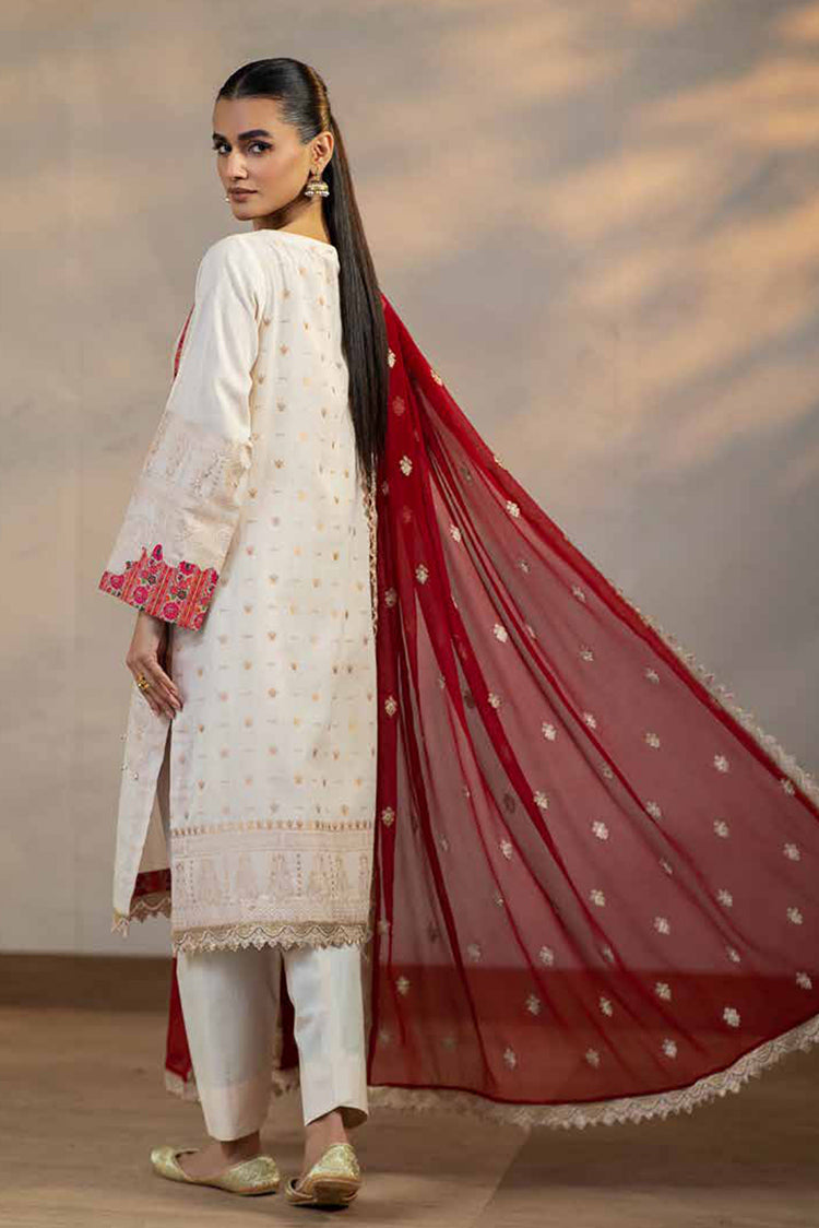 Picture of Charizma - CJ4 05 Embroidered Cambric Jacquard Collection Vol 1 - Available at Raja Sahib