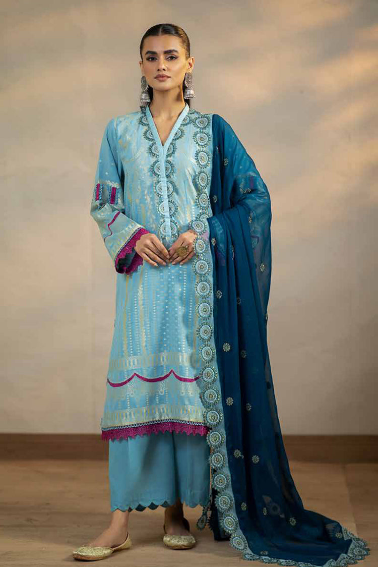 Picture of Charizma - CJ4 07 Embroidered Cambric Jacquard Collection Vol 1 - Available at Raja Sahib