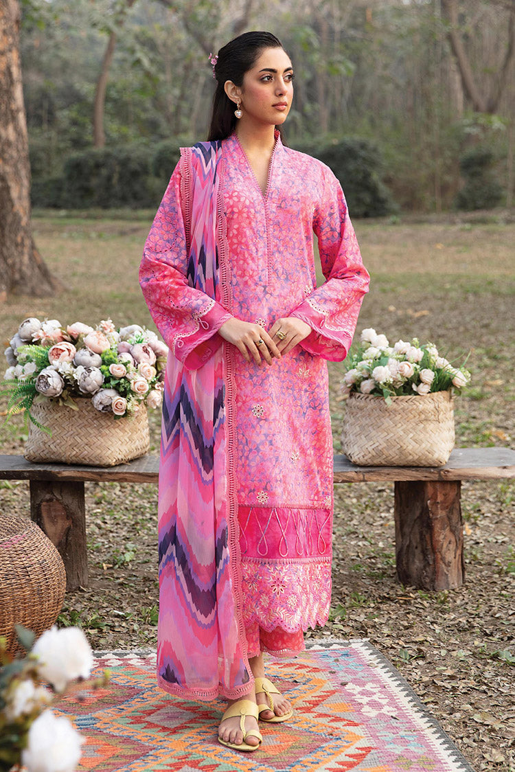 Picture of Ayzel - AZL V1 01 Sweet Pea Summer Dream Embroidered Lawn Collection Vol 1 - Available at Raja Sahib