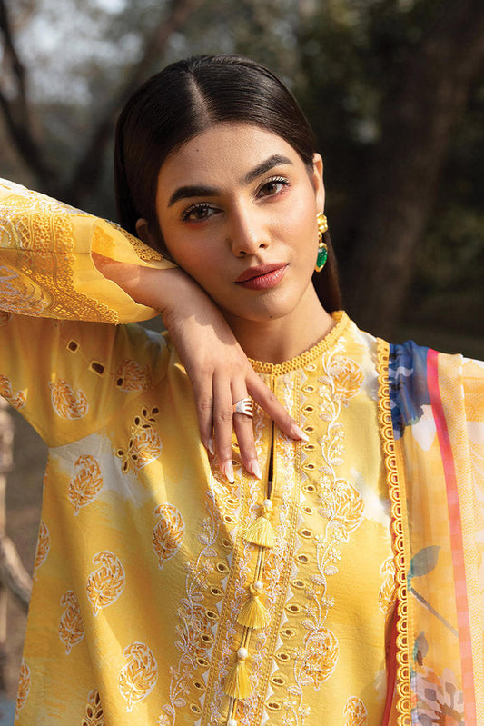 Picture of Ayzel - AZL V1 10 Daffodil Summer Dream Embroidered Lawn Collection Vol 1 - Available at Raja Sahib