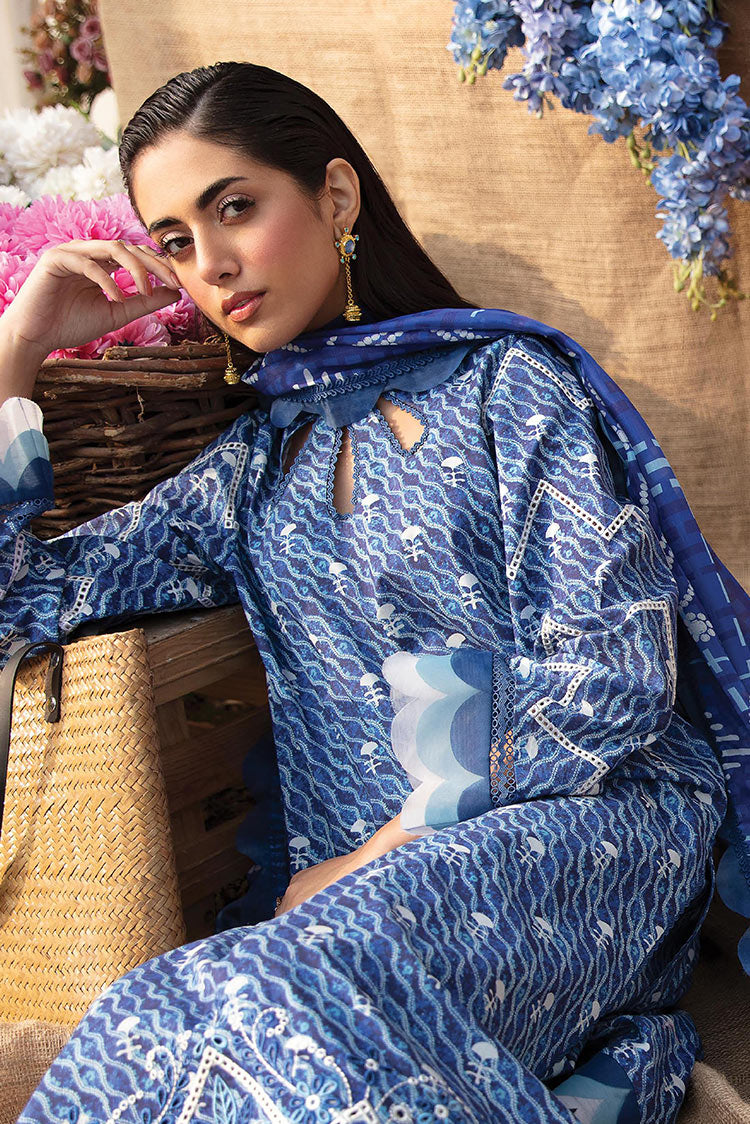 Picture of Ayzel - AZL V1 06 Lazuli Summer Dream Embroidered Lawn Collection Vol 1 - Available at Raja Sahib