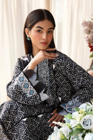 AZL V1 08 Batflower Summer Dream Embroidered Lawn Collection Vol 1