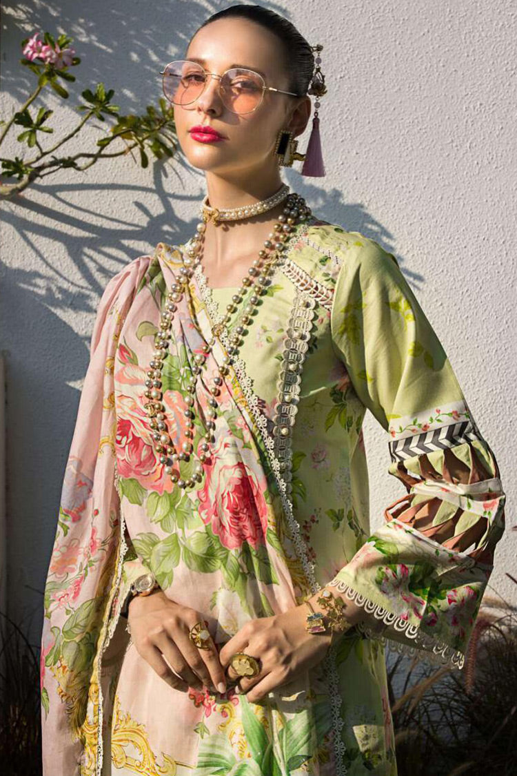 Picture of Elaf - EOP 02A Chelsea Prints Printed Lawn Collection - Available at Raja Sahib