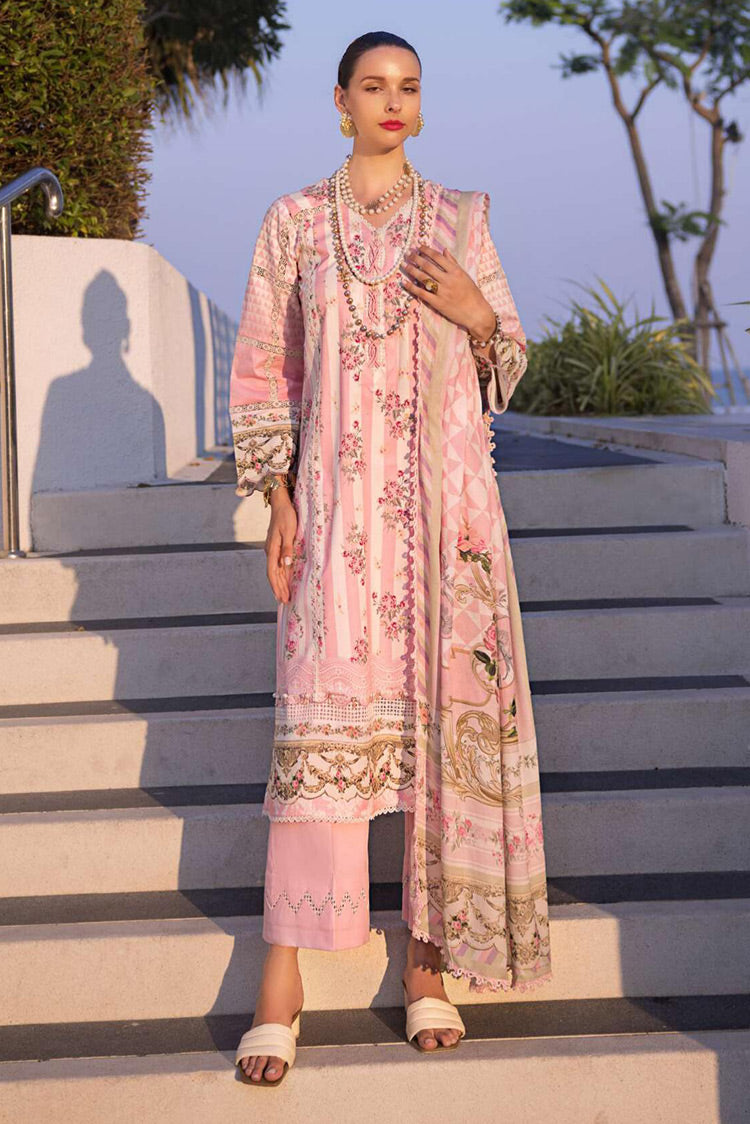 Picture of Elaf - EOP 04A Thai Bloom Prints Printed Lawn Collection - Available at Raja Sahib