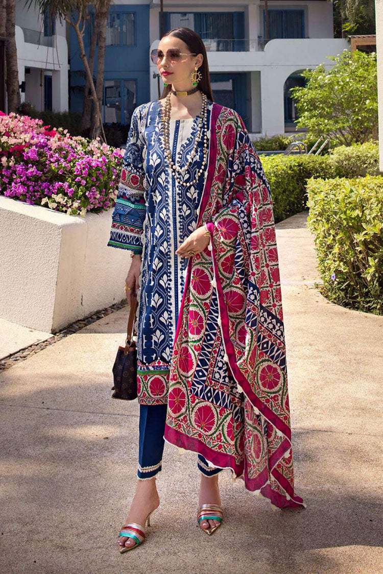 Picture of Elaf - EOP 07B Elnaz Prints Printed Lawn Collection - Available at Raja Sahib