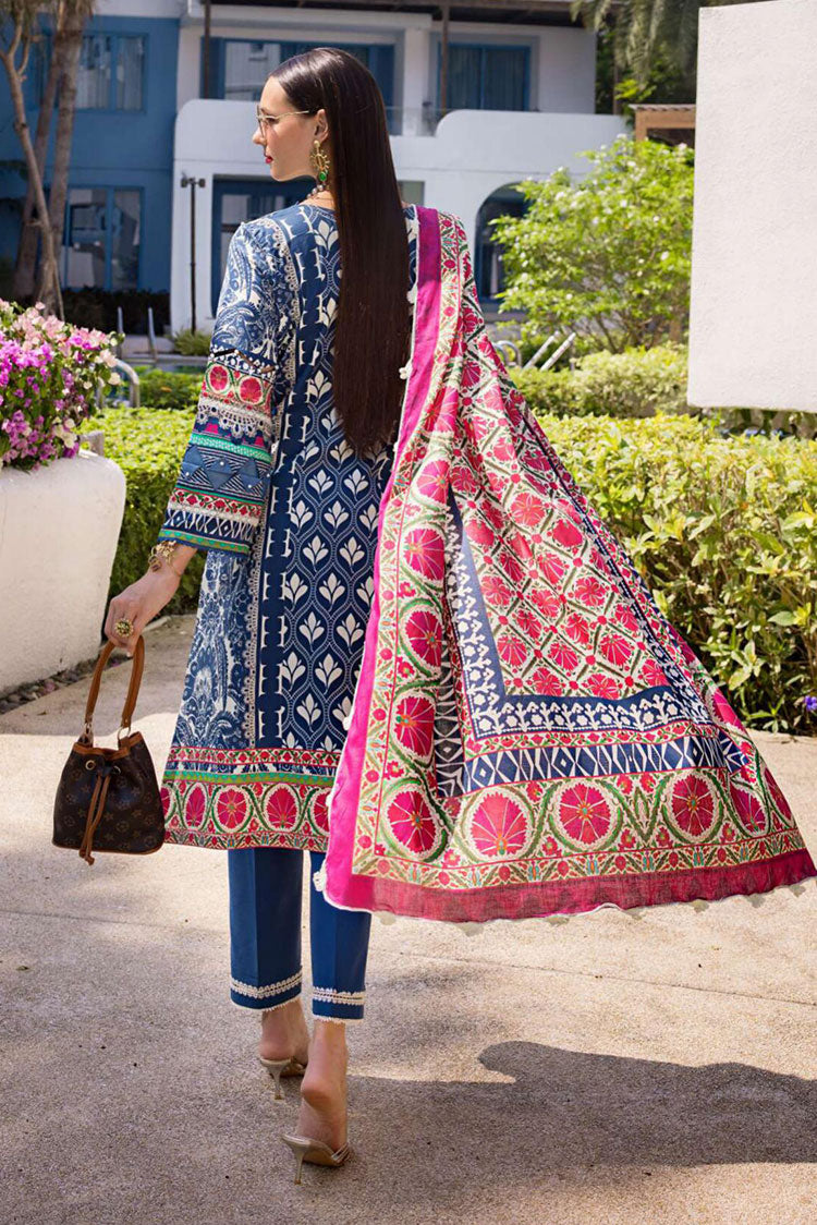 Picture of Elaf - EOP 07B Elnaz Prints Printed Lawn Collection - Available at Raja Sahib