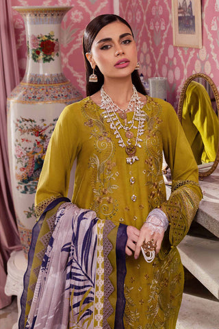 Picture of Nureh - NS 111 Maya Embroidered Dobby Lawn Collection Vol 1 - Available at Raja Sahib