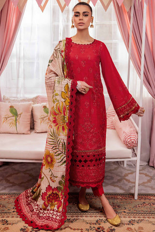 Picture of Nureh - NS 113 Maya Embroidered Dobby Lawn Collection Vol 1 - Available at Raja Sahib