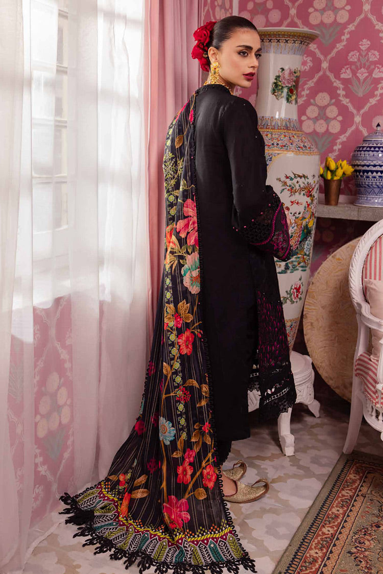 Picture of Nureh - NS 114 Maya Embroidered Dobby Lawn Collection Vol 1 - Available at Raja Sahib