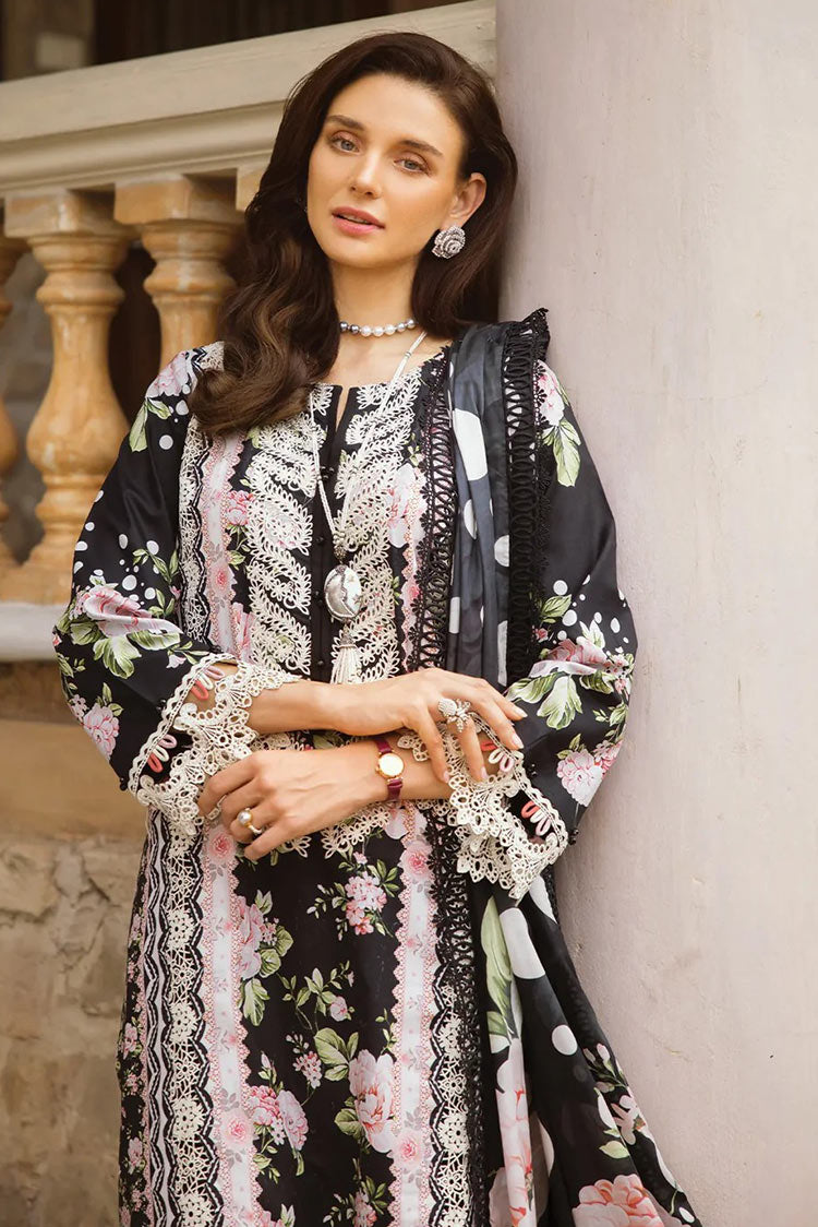 Picture of Elaf - ECT 5B Wild Flower Print Chikankari Collection - Available at Raja Sahib