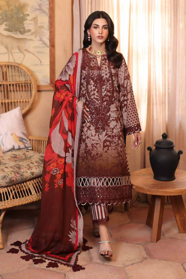 Picture of Charizma - CRS4 10 Reem Embroidered Lawn Collection Vol 1 - Available at Raja Sahib