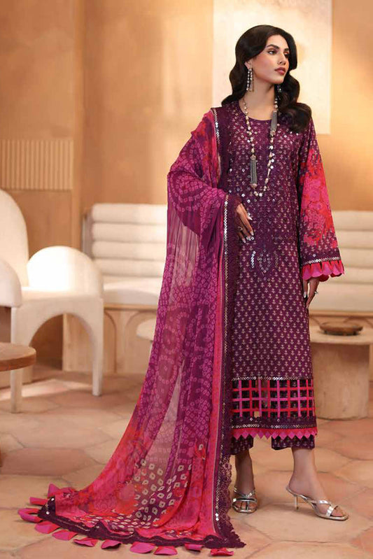 Picture of Charizma - CRS4 02 Reem Embroidered Lawn Collection Vol 1 - Available at Raja Sahib