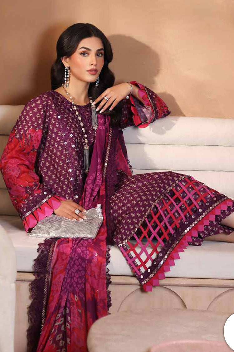 Picture of Charizma - CRS4 02 Reem Embroidered Lawn Collection Vol 1 - Available at Raja Sahib