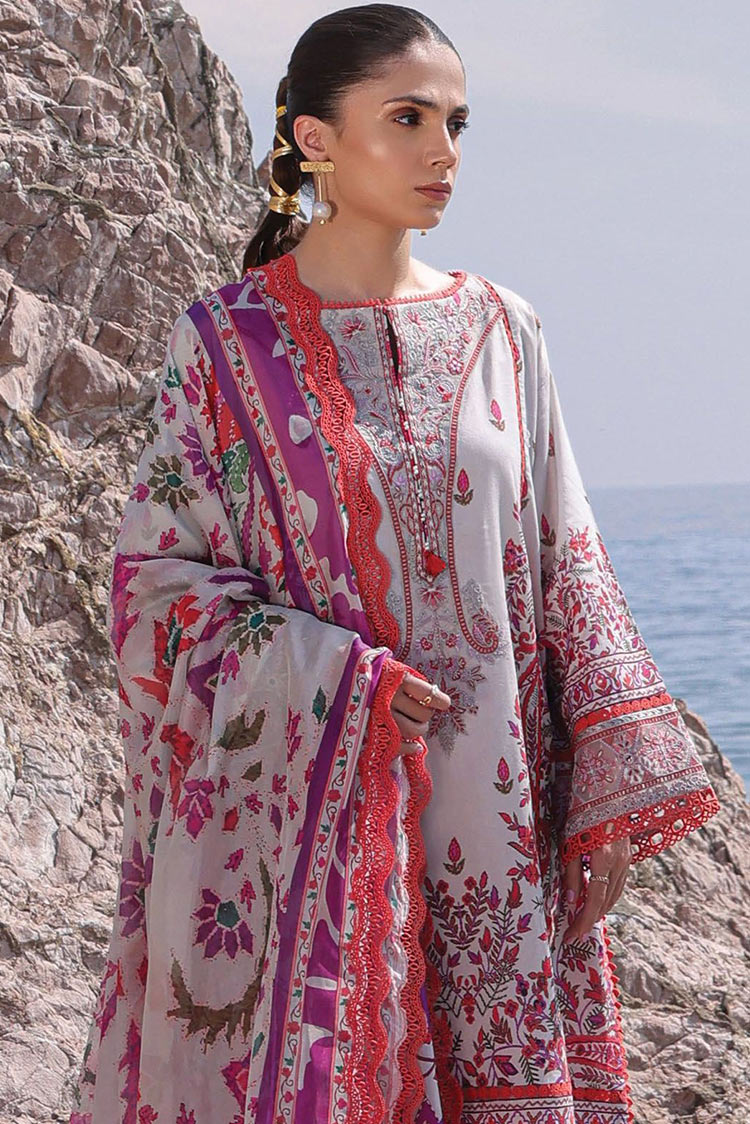 Picture of Ayzel - 02 Alenia Tropicana Embroidered Lawn Collection Vol 2 - Available at Raja Sahib