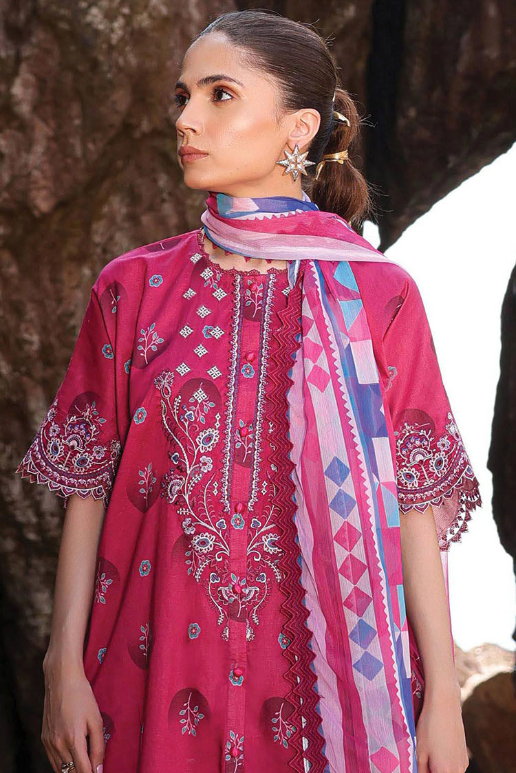 Picture of Ayzel - 03 Lenora Tropicana Embroidered Lawn Collection Vol 2 - Available at Raja Sahib