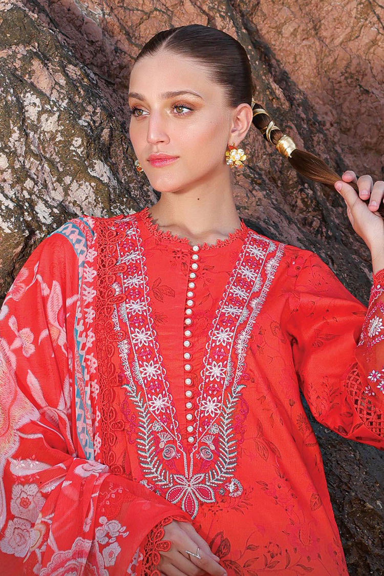 Picture of Ayzel - 05 Zinia Tropicana Embroidered Lawn Collection Vol 2 - Available at Raja Sahib