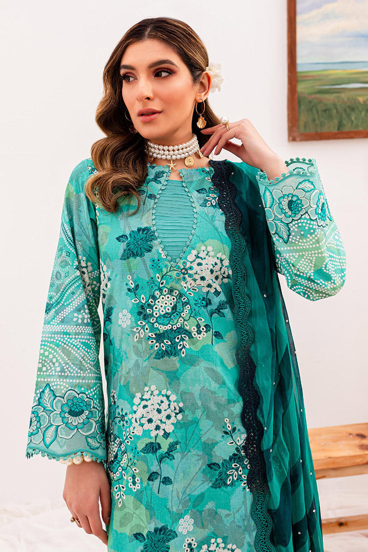 Picture of Nureh - NSG 144 Gardenia Embroidered Chikankari Lawn Collection Vol 1 - Available at Raja Sahib