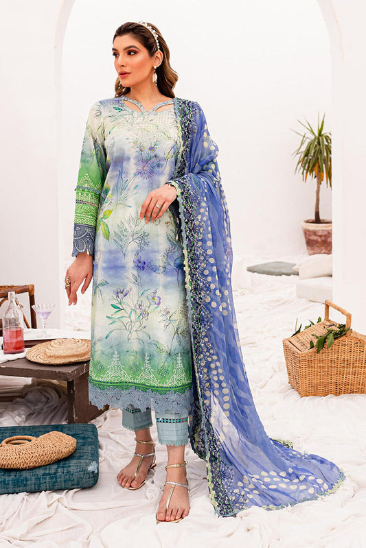 Picture of Nureh - NSG 147 Gardenia Embroidered Chikankari Lawn Collection Vol 1 - Available at Raja Sahib