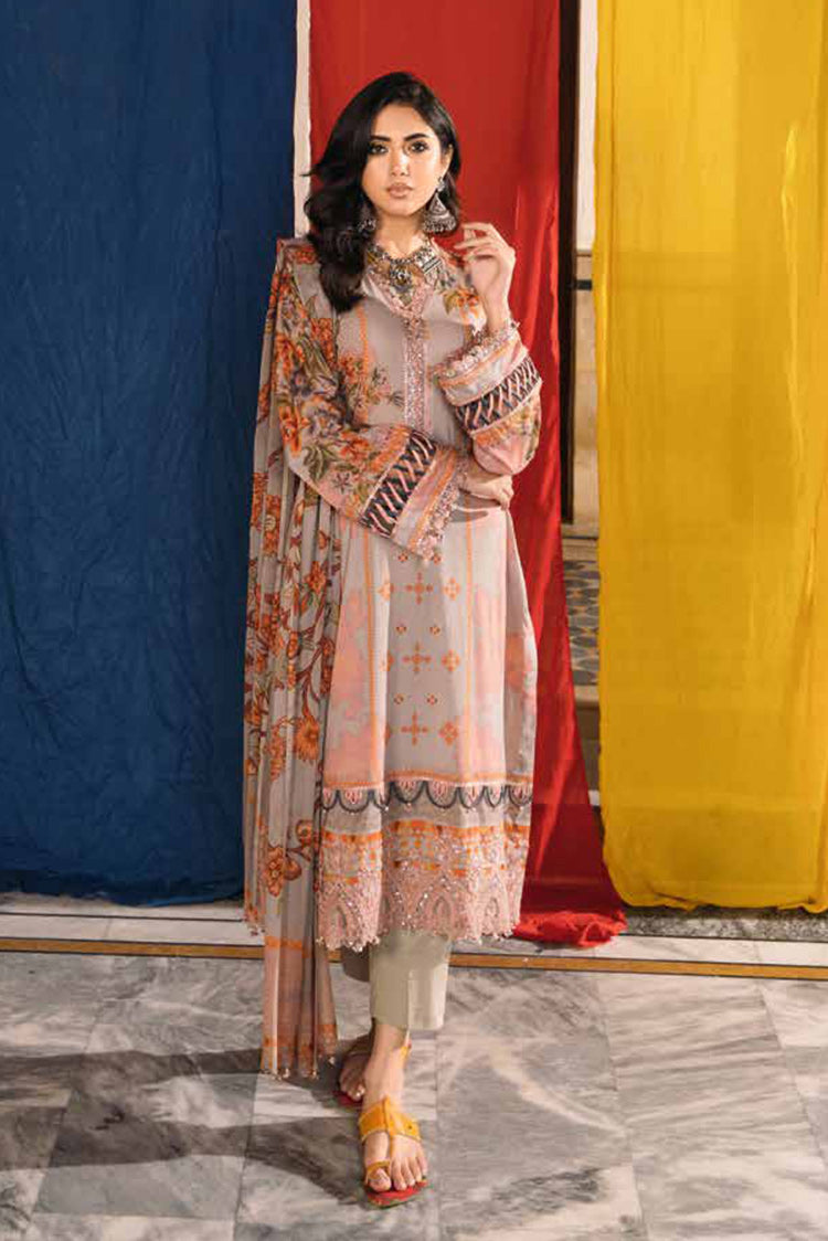 Picture of Charizma - CH4 06 Chunri Embroidered Lawn Collection Vol 1 - Available at Raja Sahib