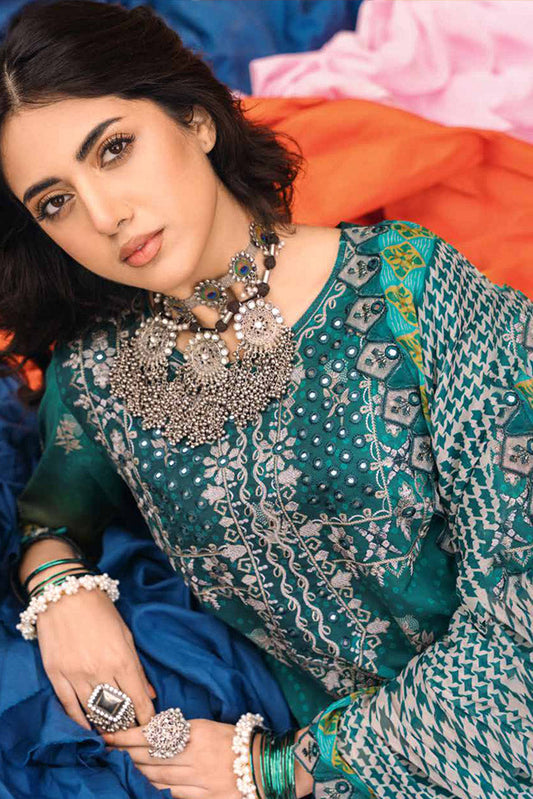 Picture of Charizma - CH4 07 Chunri Embroidered Lawn Collection Vol 1 - Available at Raja Sahib