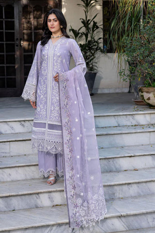 02 LILAC FLORINE Bahaar Embroidered Lawn Collection