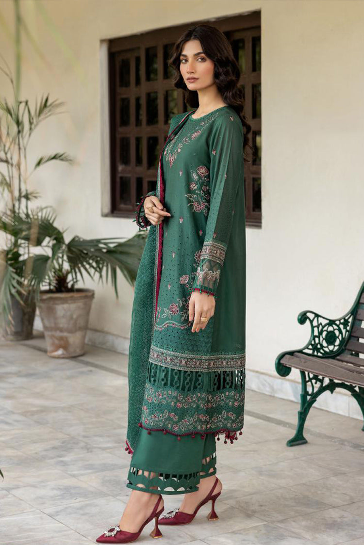 Picture of Farasha - 04 AZURE GRACE Bahaar Embroidered Lawn Collection - Available at Raja Sahib