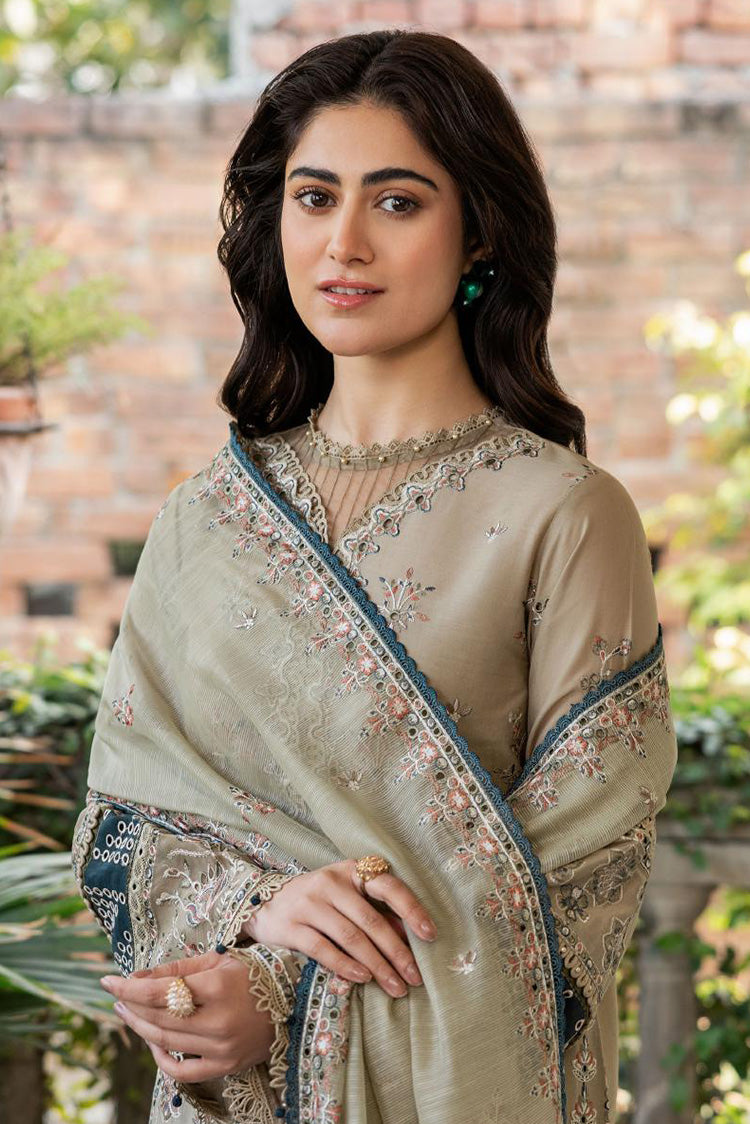 Picture of Farasha - 05 WHIMSICAL SAGE Bahaar Embroidered Lawn Collection - Available at Raja Sahib