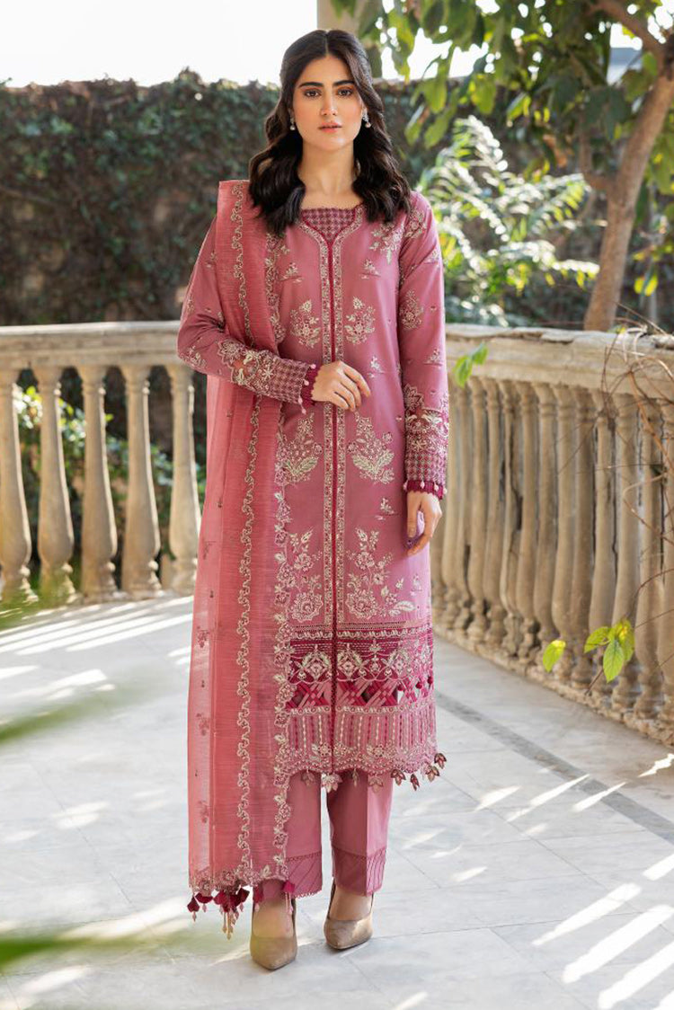 Picture of Farasha - 07 ROSE GARLAND Bahaar Embroidered Lawn Collection - Available at Raja Sahib