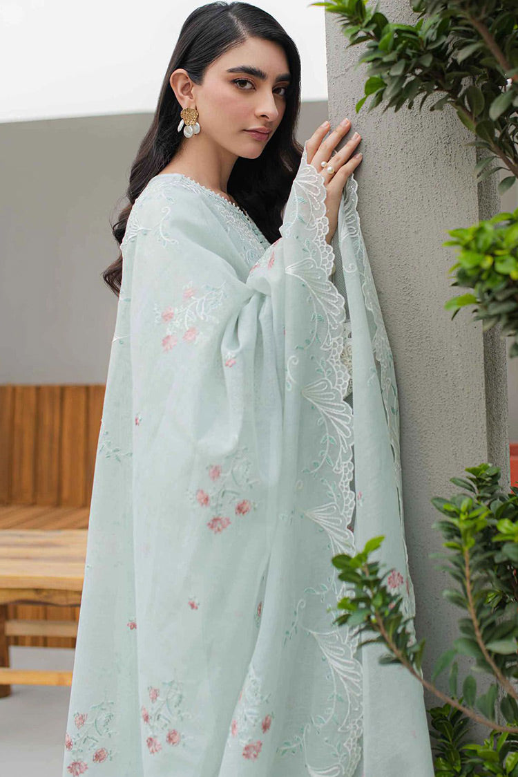 Picture of Qalamkar - JK 12 Siofra Qline Lawn Collection - Available at Raja Sahib