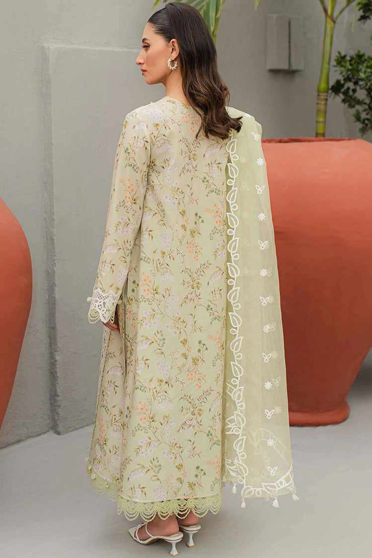 Picture of Qalamkar - JK 01 Eulalia Qline Lawn Collection - Available at Raja Sahib