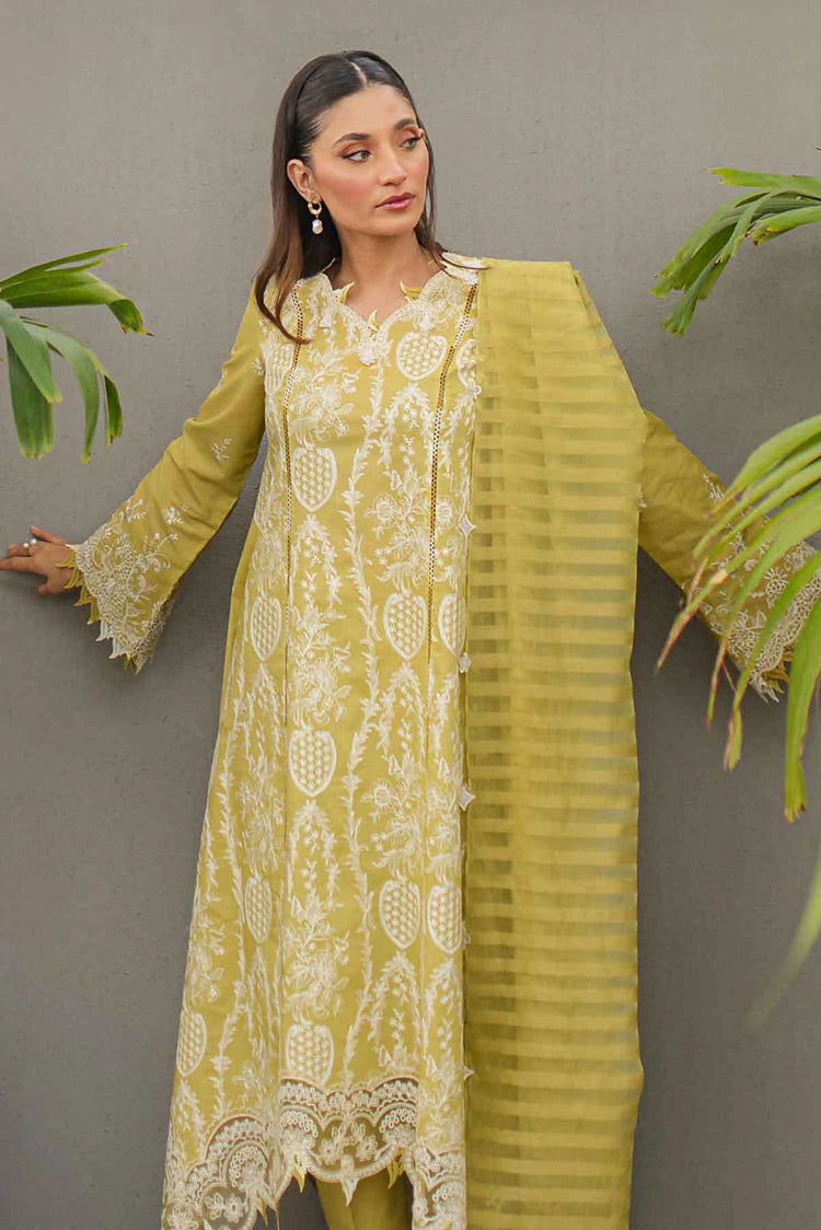 Picture of Qalamkar - JK 02 Melis Qline Lawn Collection - Available at Raja Sahib