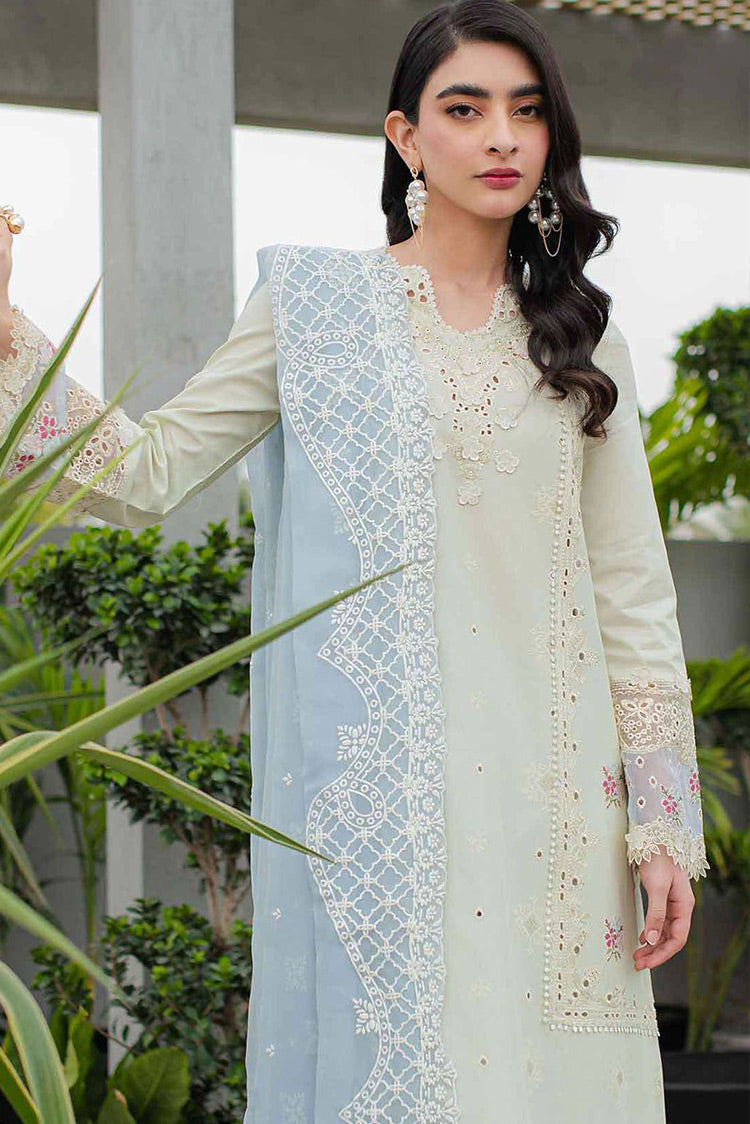 Picture of Qalamkar - JK 04 Aster Qline Lawn Collection - Available at Raja Sahib