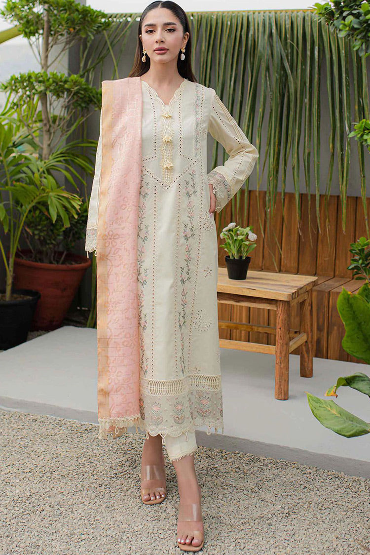 Picture of Qalamkar - JK 05 Meliora Qline Lawn Collection - Available at Raja Sahib