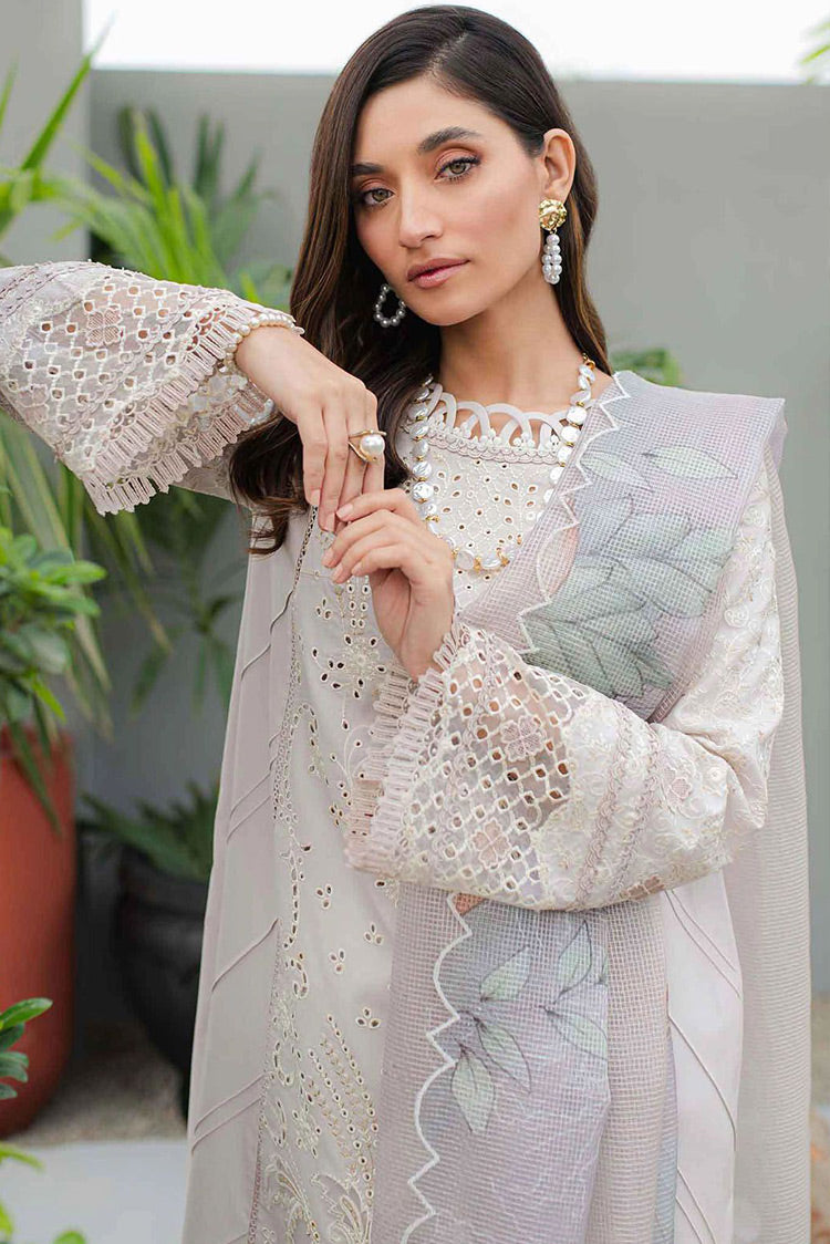 Picture of Qalamkar - JK 08 Aurelia Qline Lawn Collection - Available at Raja Sahib