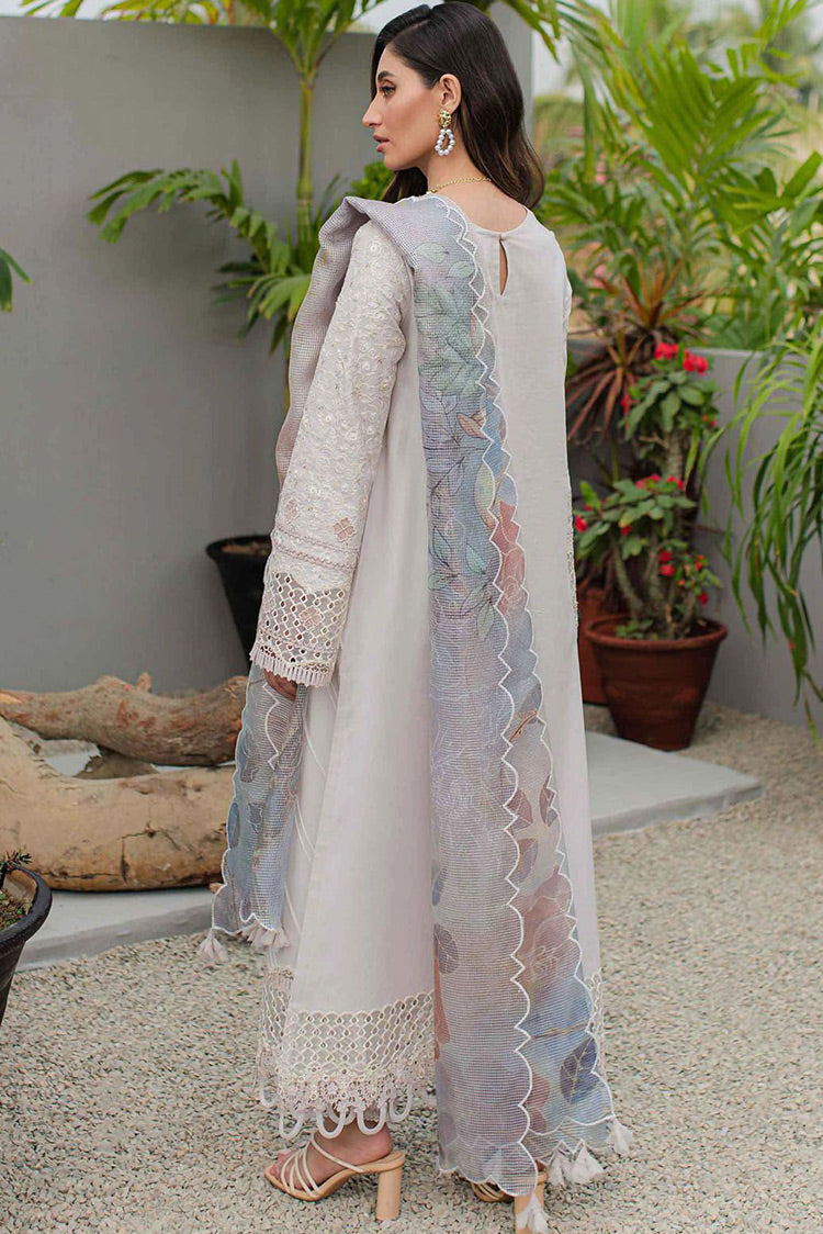 Picture of Qalamkar - JK 08 Aurelia Qline Lawn Collection - Available at Raja Sahib