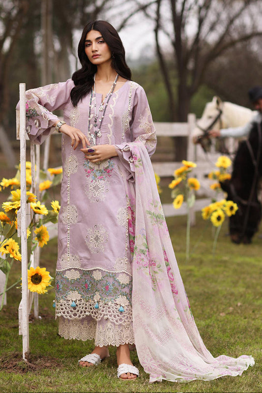 Picture of Kahf - KFL 08B Elaya Festive Lawn Collection - Available at Raja Sahib