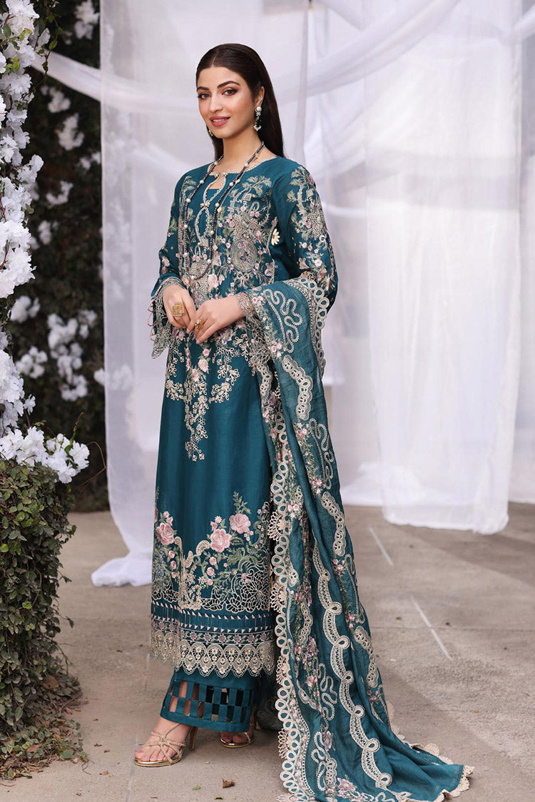 Picture of Kahf - KFL 09A Bano Festive Lawn Collection - Available at Raja Sahib