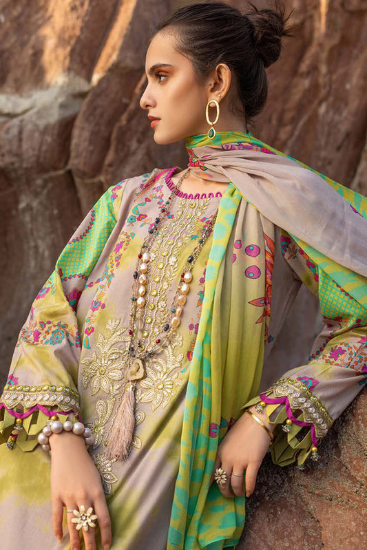 Picture of Charizma - SN4 08 Sunshine Premium Embroidered Lawn Collection Vol 1 - Available at Raja Sahib