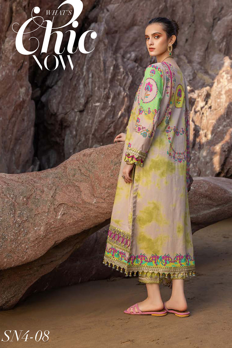 Picture of Charizma - SN4 08 Sunshine Premium Embroidered Lawn Collection Vol 1 - Available at Raja Sahib