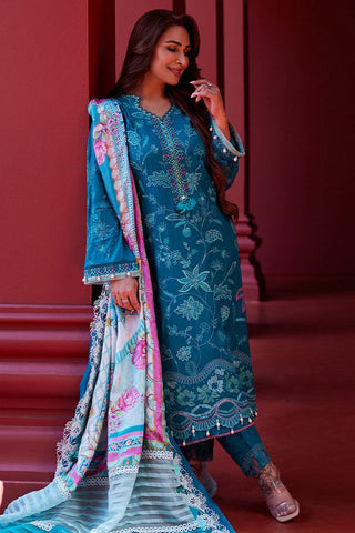 FTA 03 MOANNA TEAL Suay Luxury Lawn Collection