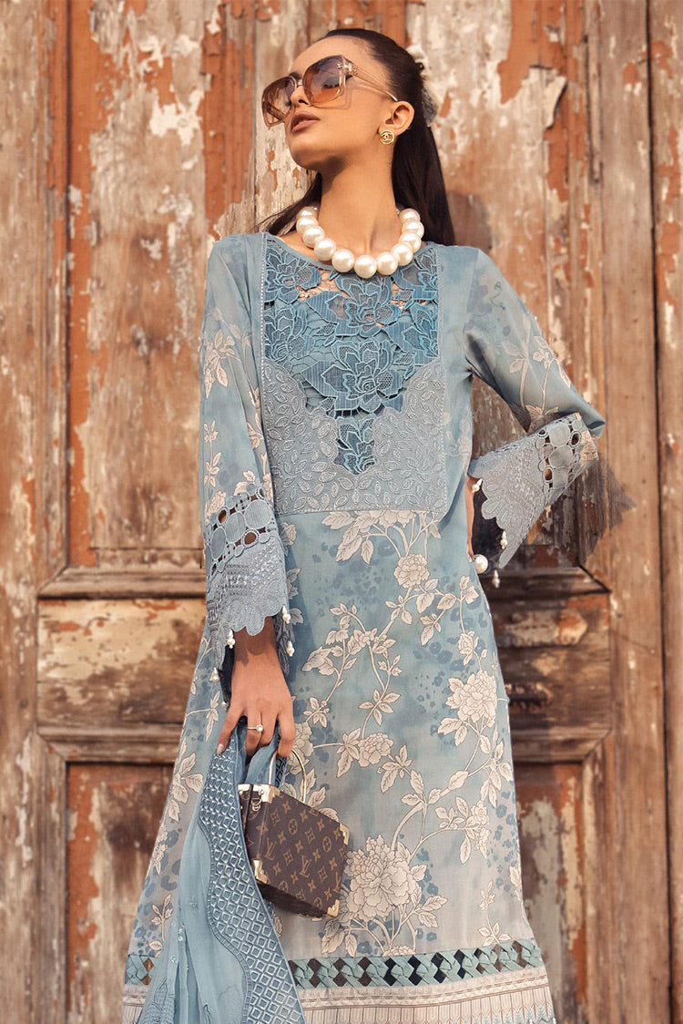 Picture of Nureh - NS 116 Maya Embroidered Swiss Voil Collection Vol 1 - Available at Raja Sahib